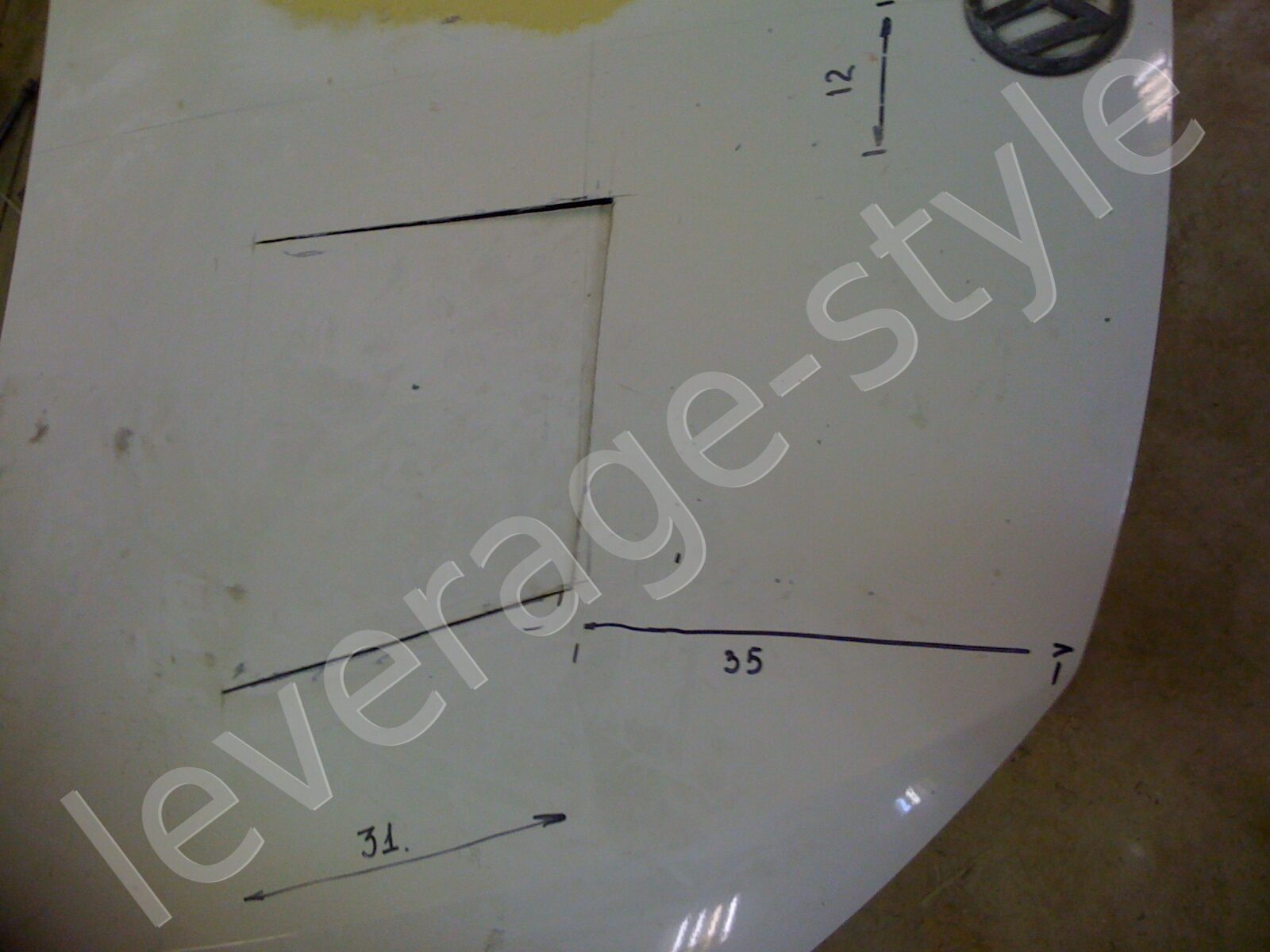 Изготовление капота на scirocco gt24