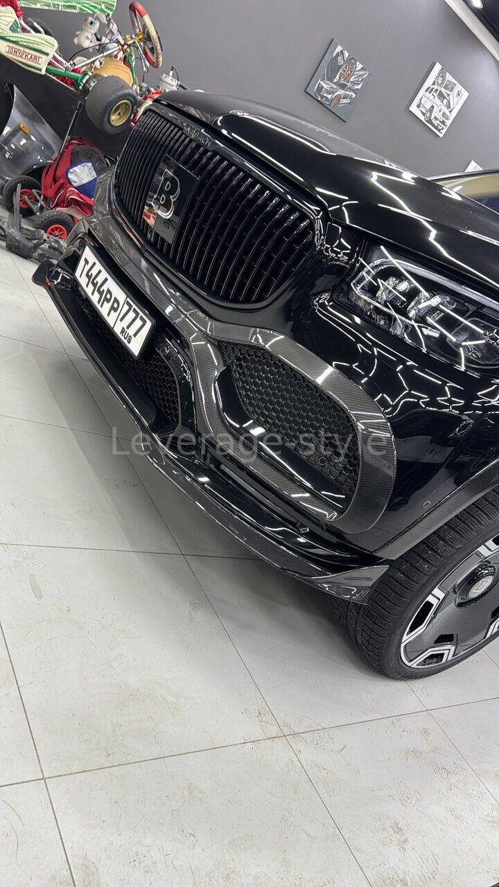 Изготовление карбоновой губы Mercedes GLS 600 BRABUS