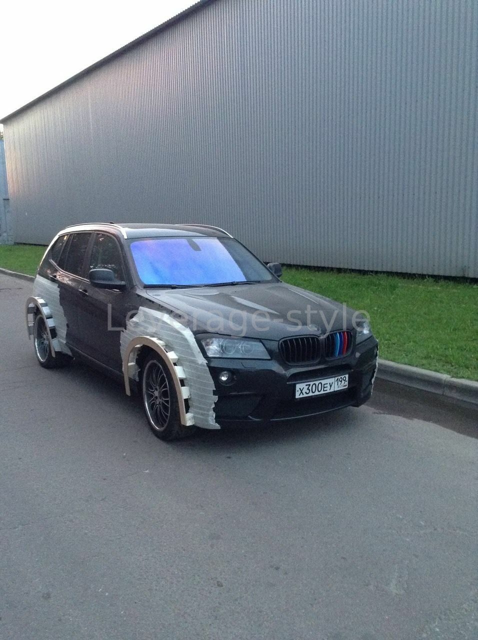 Расширительные арки BMW X3 +8см и многое другое