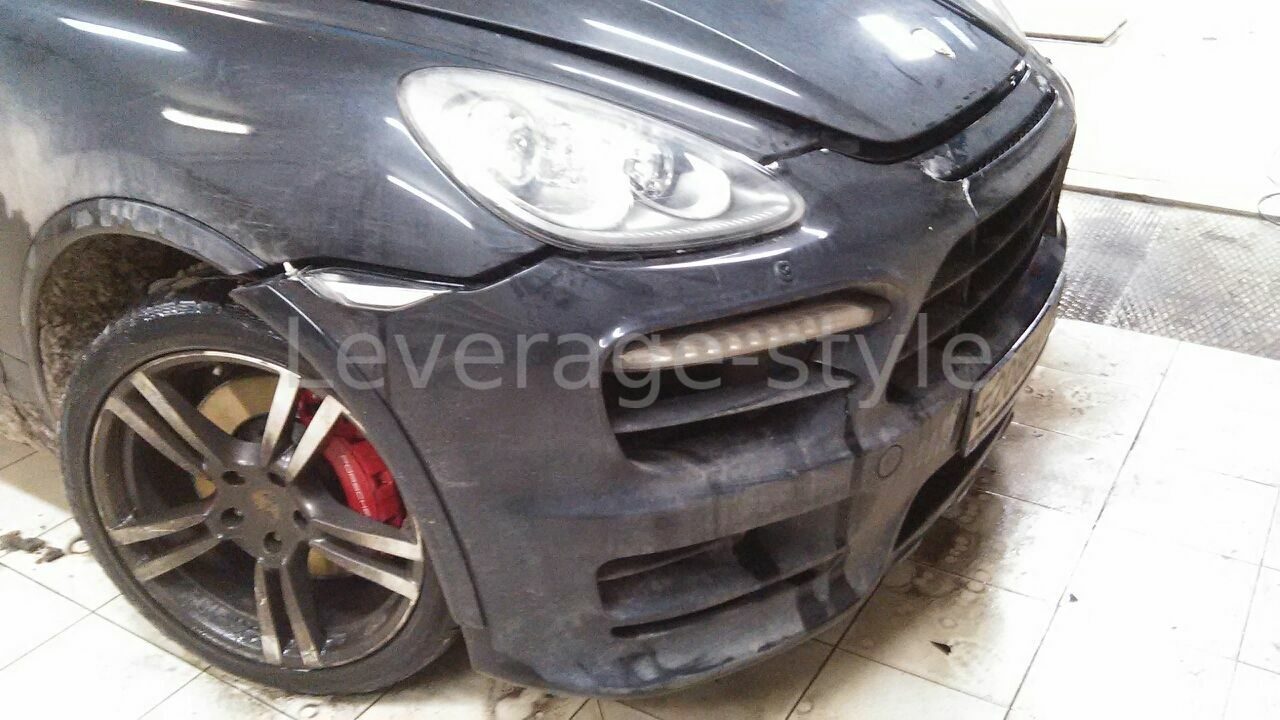Ремонт бампера PORSHE cayenne