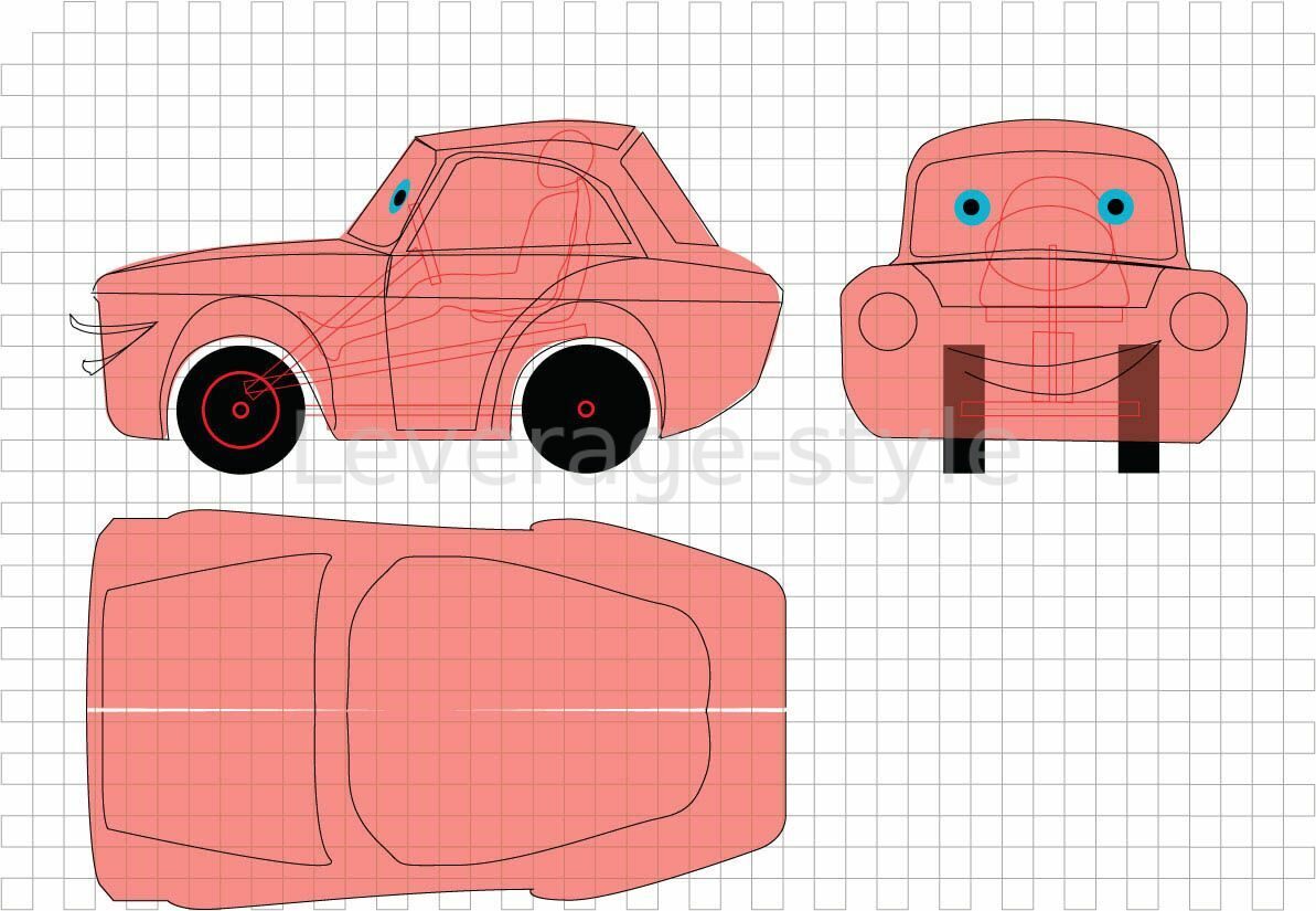 Изготовление машинки для театральных представлений на велоприводе.