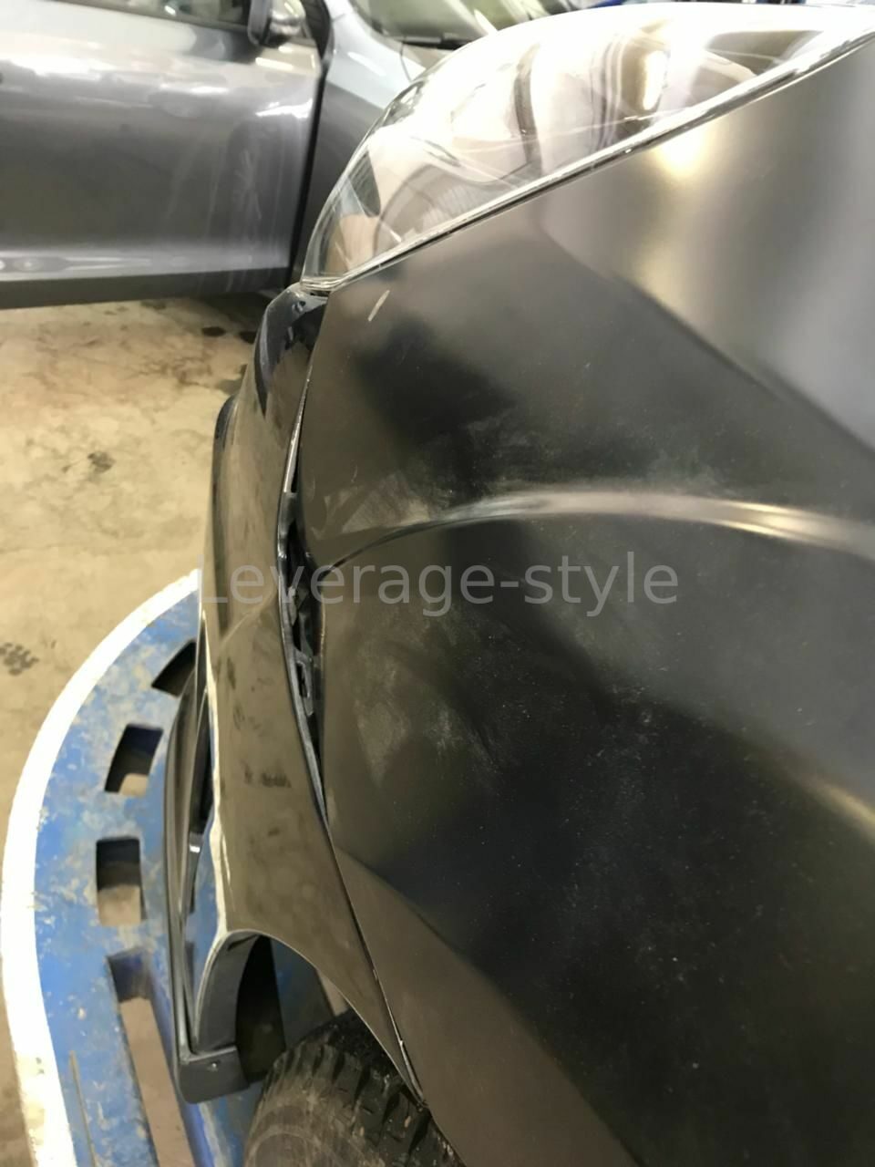 Подгонка бампера на Subaru