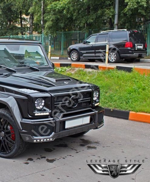 Тюнинг фара на G463, фара mersedes G-classa