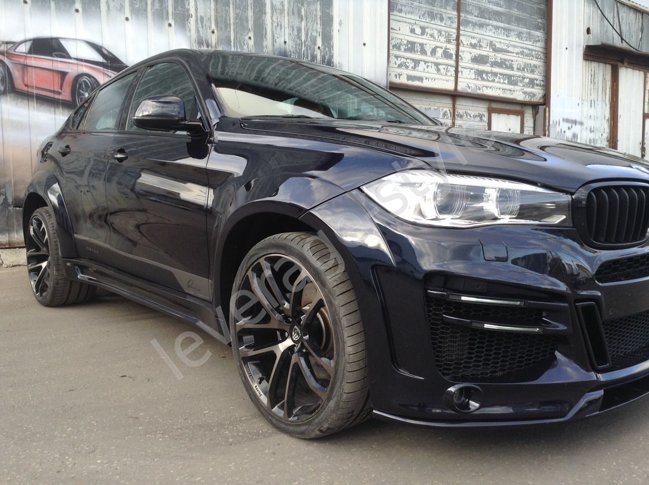 Изгот. обвеса на BMW X6M LUMMA и нанесение керамики на кузов.