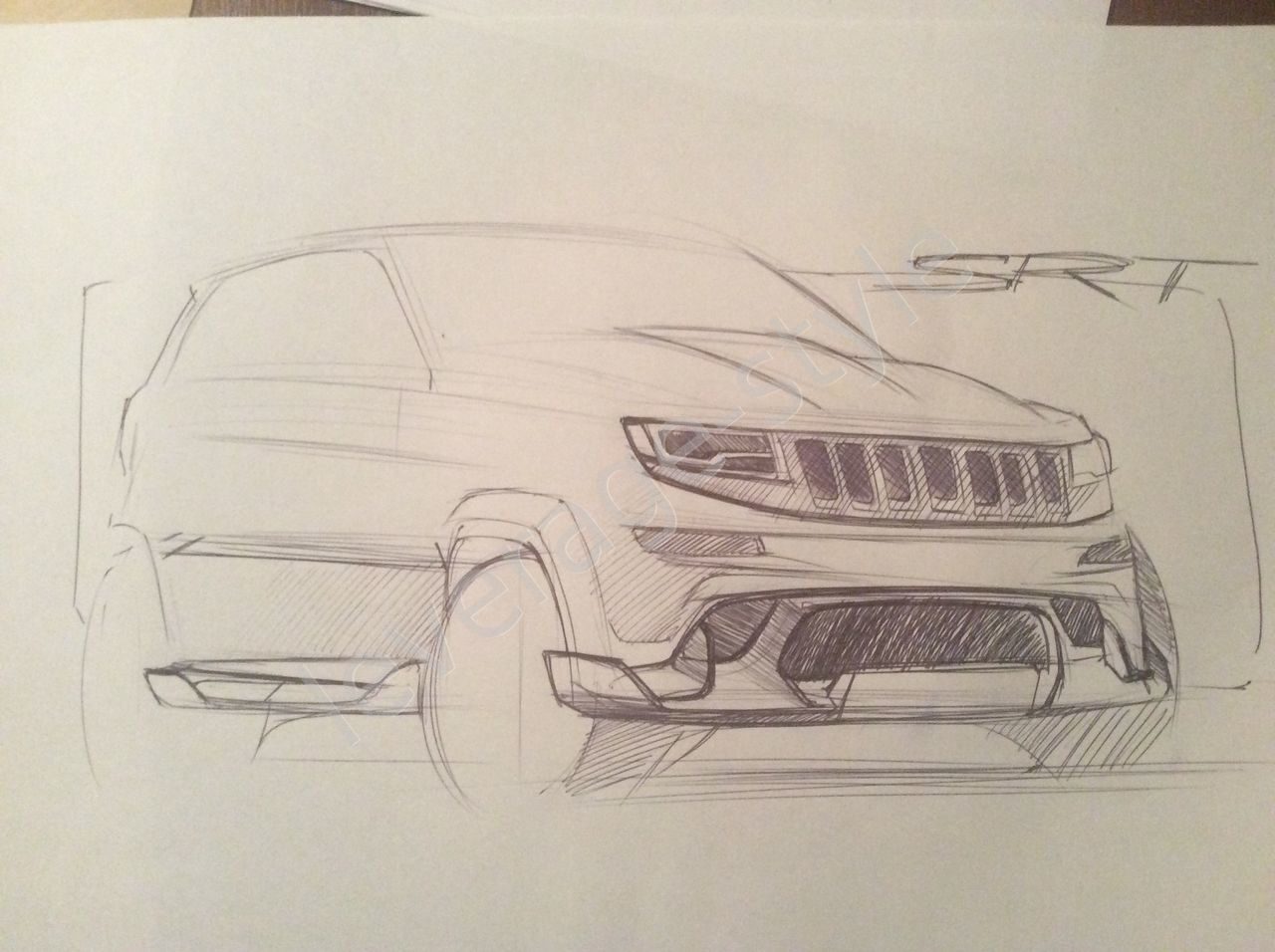 Изготовление губы "чужой " на SRT