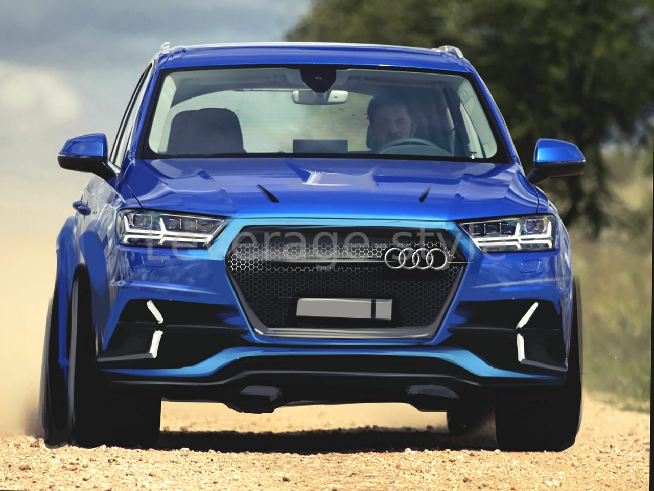 AUDi Q7 изготовление обвеса