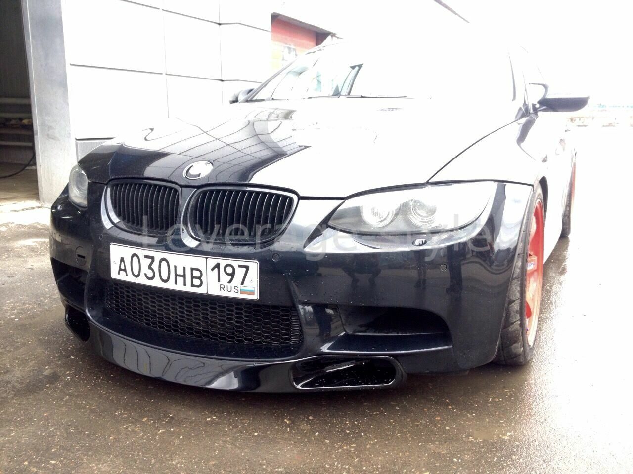 BMW M-power изготовление губы