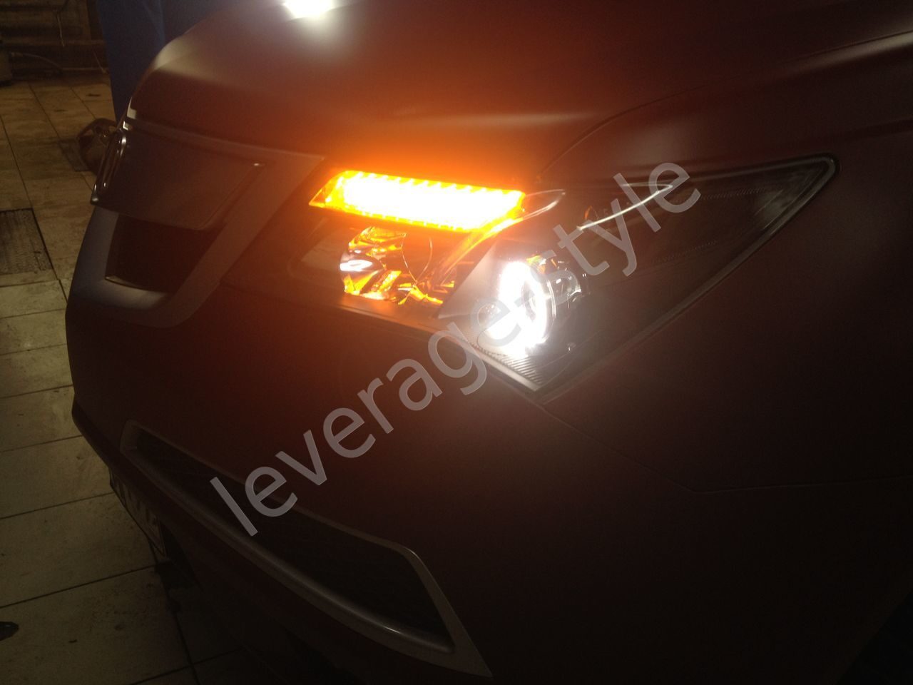 Изготовление фар ACURA MDX (изготовление ангельских глазок, изготовление диодного поворотника)