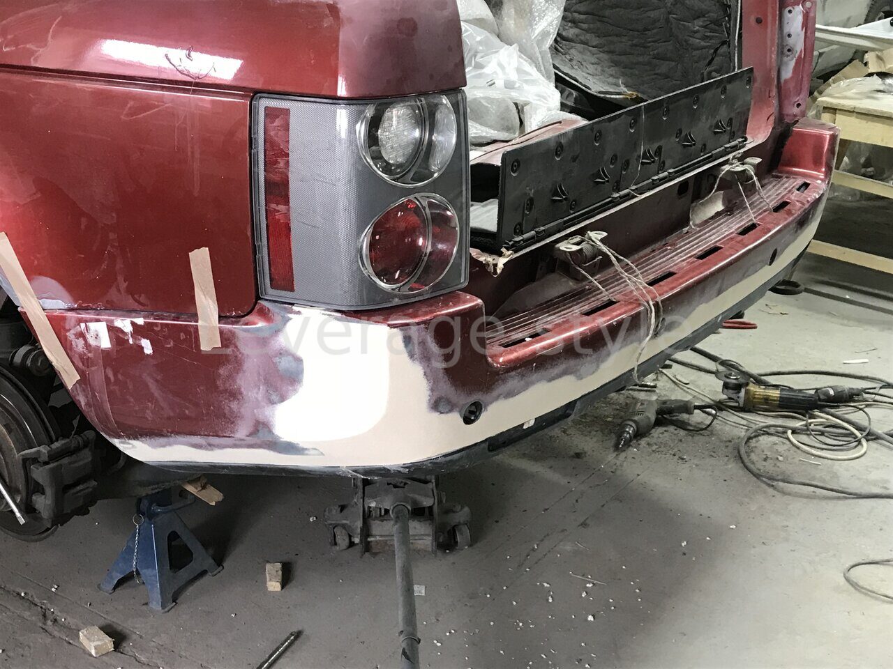 Изготовление заднего бампера Range Rover по желанию заказчика