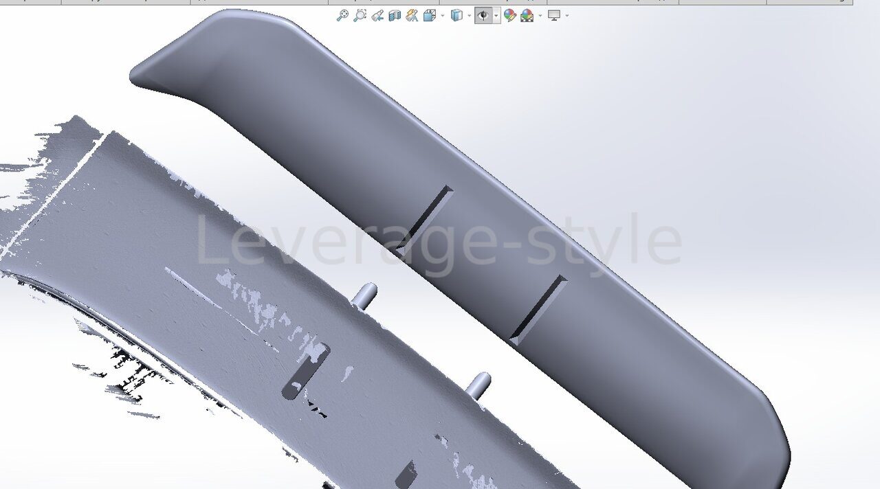 Изготовление спойлера по фото Mercedes 126 Koenig Specials