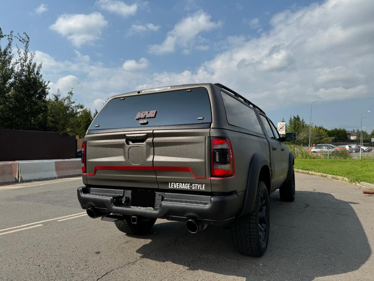 Накладка на задний борт Dodge RAM